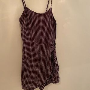 Bershka checkered romper